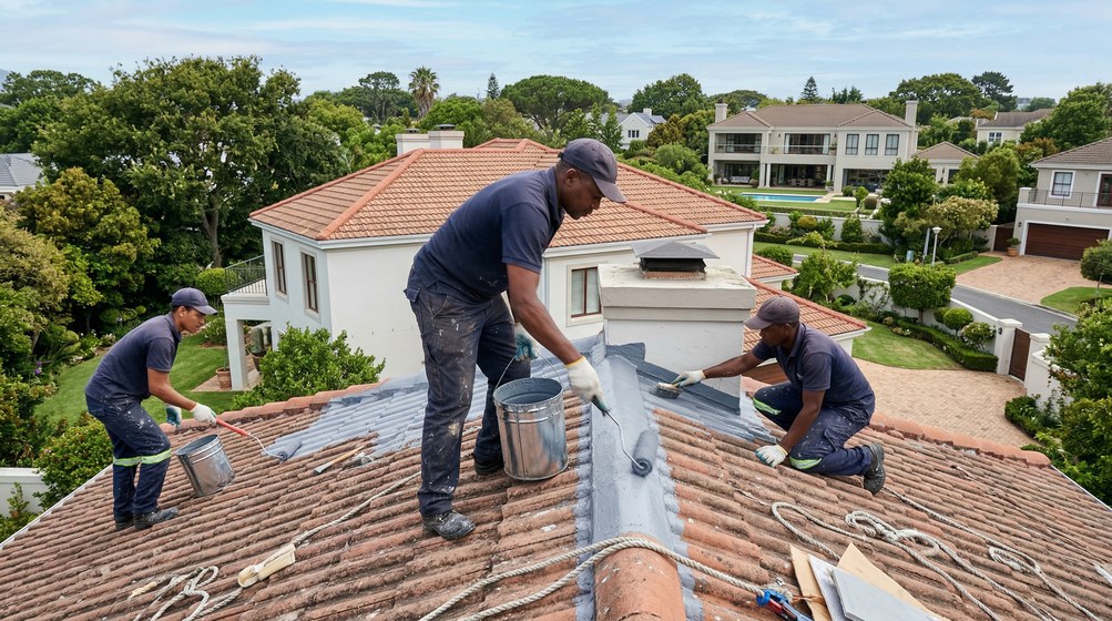 Waterproofing and exterior work on a Hout Bay valley home